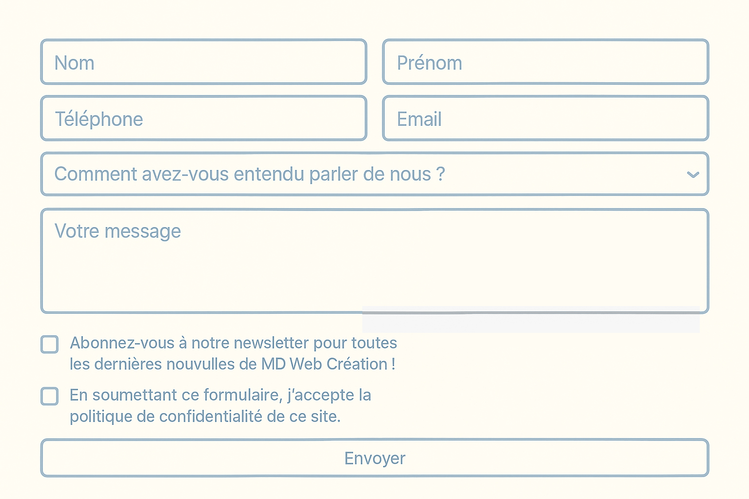 Prise de contact