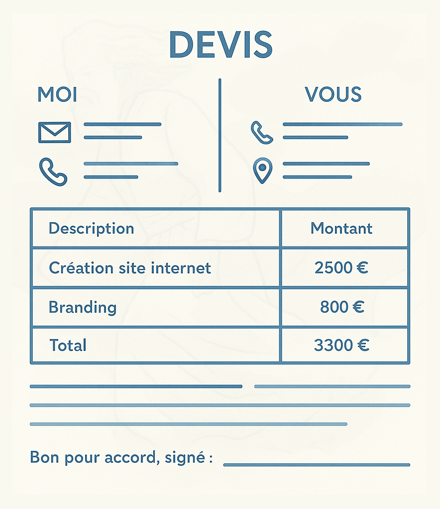 Exemple de devis — MD Web Création