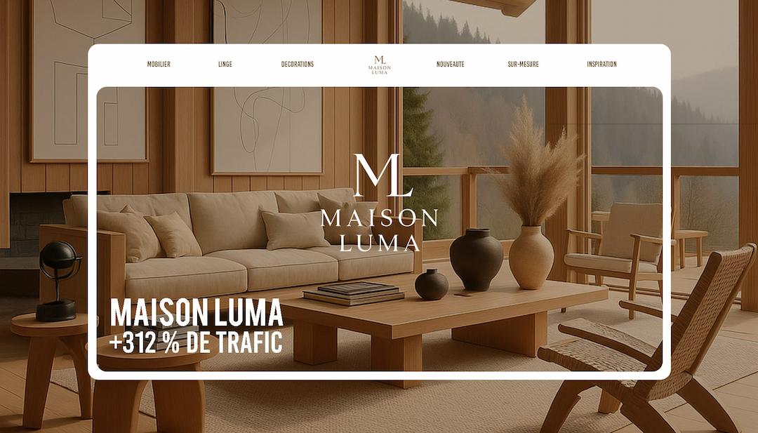 Projet Maison Luma — UX & branding