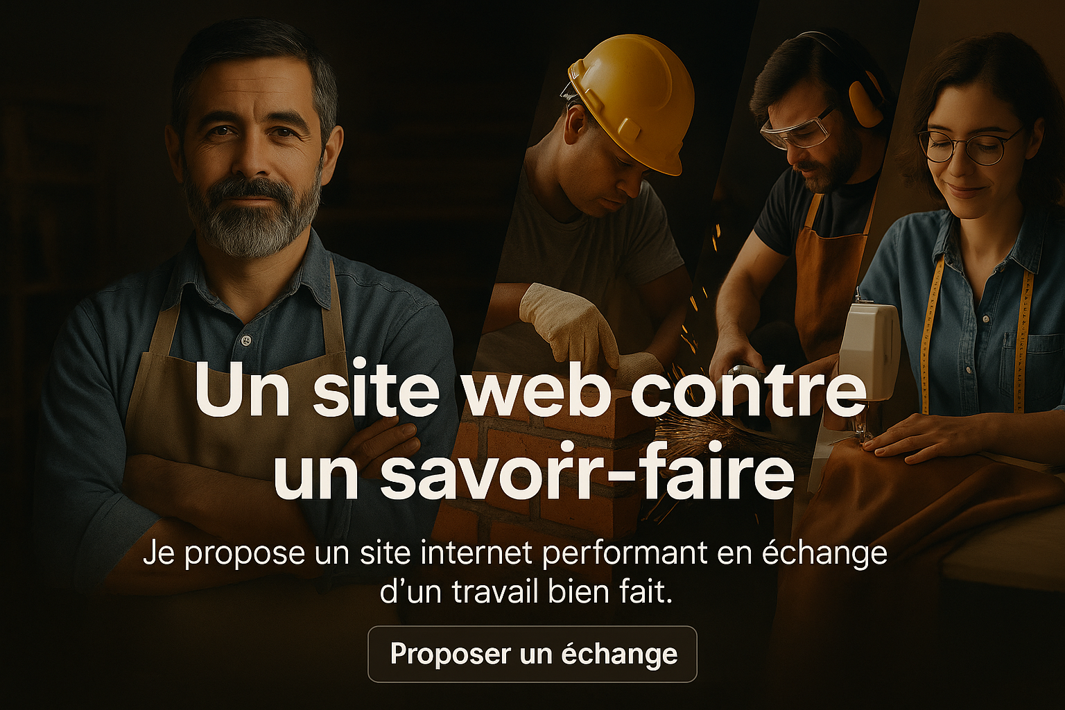 Échange de services artisanat & site web